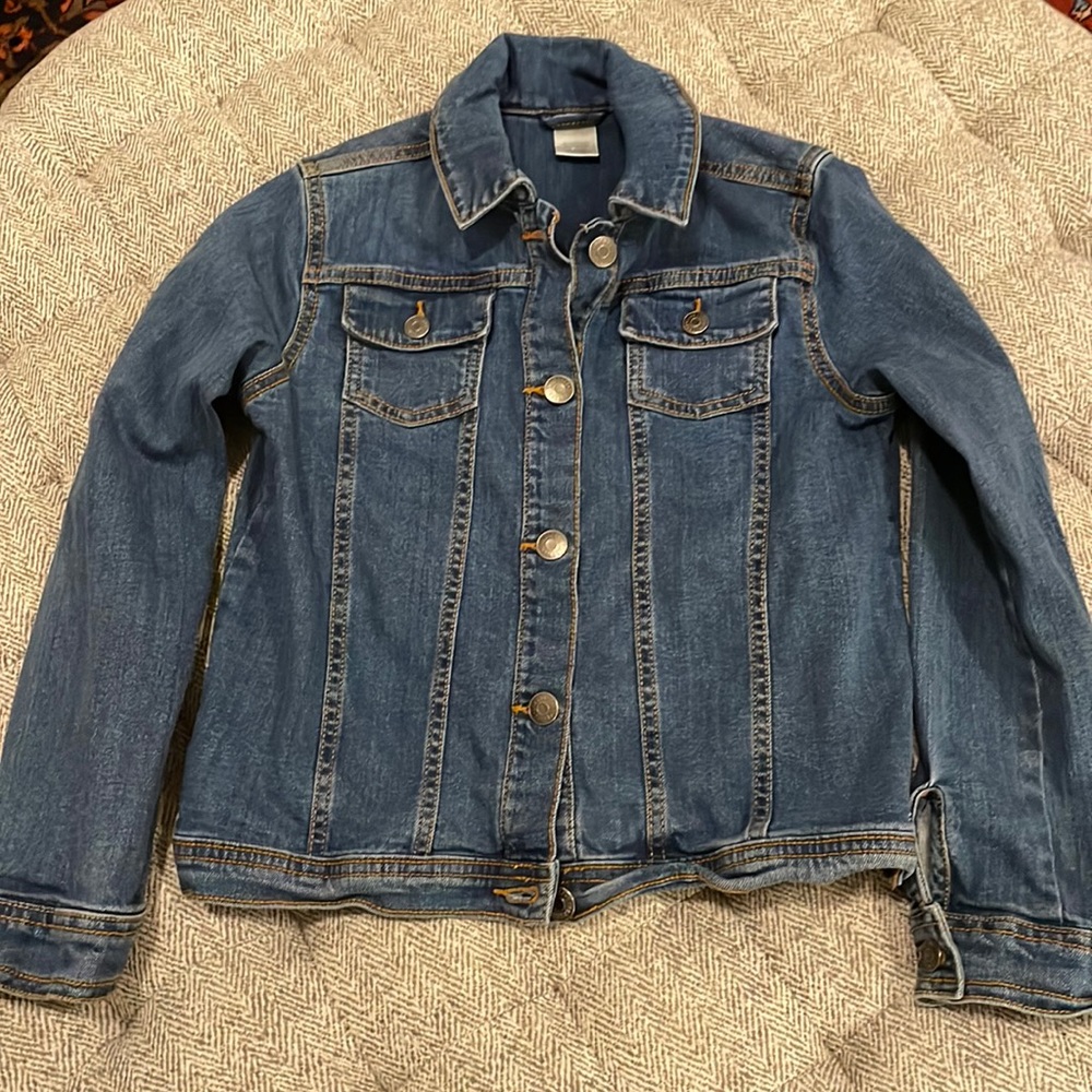 Gymboree jean jacket size L (10/12)